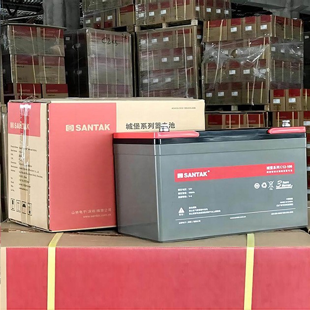 山特城堡C12系列免维护UPS蓄电池产品图1